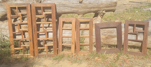 Rustic timber picture frames by Wombat Frames 