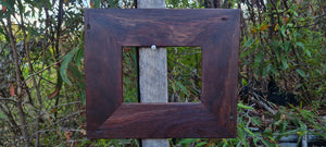 Recycled rustic timber frame from old red gum.