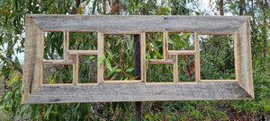Old fence paling picture frames