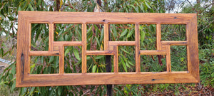 Popular 12 Photo Frame in Recycled Timber. A Multi Picture Photo Frame.