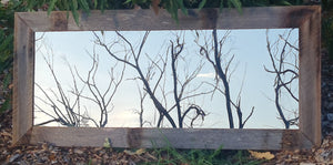 Recycled Australian Timber Feature Mirror, Eco Friendly and Handcrafted