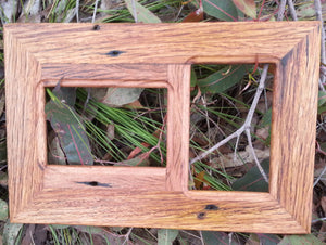Rustic Timber Multi Photo Frame for 2 Photos