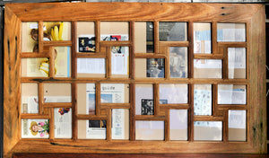 A large Family Photo Collage Photo Frame for 32 photos