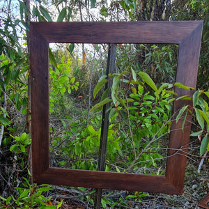 Square Picture frame for photo or art in recycled Australian redgum