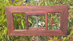 Rustic Recycled Timber 3 Photo opening Multi Picture Frame made in Australia