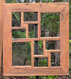 Recycled timber multi photo collage frame for 10 photos Australian made