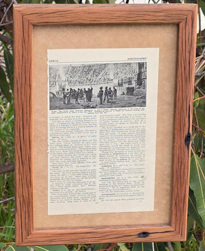 2cm Narrow Single Recycled Timber Picture Frames