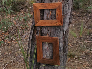 Cute single picture frames made using salvaged timbers Australia