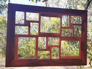 Best Handmade Australia  Recycled Timber Multi Photo Frame Selection of Red Gum Multi Photo Collage Frames
