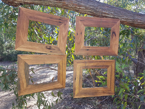 Beautiful hand made rustic wooden photo frames in any size 