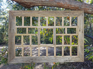Rustic Grey Fence look large multi photo frame handcrafted Recycled Timber Picture Frames Australia