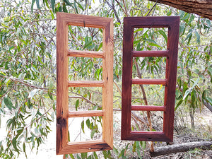4 opening multi collage photo frames made with Australian Recycled Timber, Eco Friendly