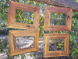Single Brown Gum Frames made using Recycled Timbers for the sustainable home