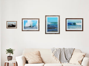 Australian made recycled timber picture frames with mats