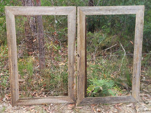 7 cm wide frames in rustic weathered grey recycled timber for photo frames