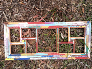 Wombat Happy Frames 9 opening Bright Colours unique Picture Frames made in Australia