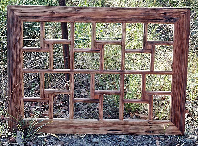 Recycled Timber Unique Collage Muliti Frame with 24 Photo Openings ...