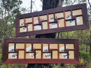 Authentic Australian Eco Friendly Recycled Timber Redgum Family Photo Album Frame