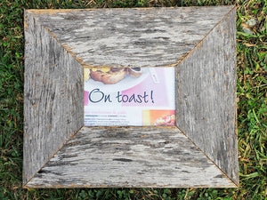 Classic fence paling picture frame Australian recycled timber wide
