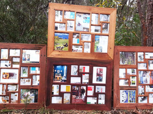 Gorgeous 15 opening multi photo frames in Australian recycled timber