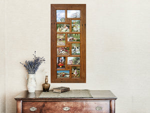 12 opening multi collage family photo frame  wedding photo frames Australia in Recycled Timber