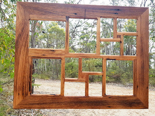 Australian gift idea Recycled Timber Collage Frame With 12 Openings ...