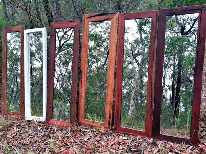 Dress Mirrors made with Eco Friendly Recyled Timbers Australia