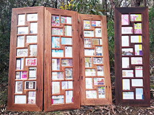 16 Opening Australian Recycled Timber multi Photo Frames from mixed timbers