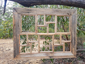 Rustic Multi Picture Frame made in Eco Friendly Australian Timber