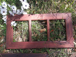 Salvaged Redgum 3 opening Ready Made Frames handcrafted using Authentic Australian Timber