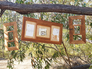 Authentic Australian Eco Friendly Repurposed Timber Family Collage Frame for 3 pictures