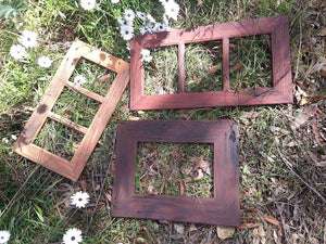Eco Friendly Repurposed Australian Timber Multi Picture Frame custom made to your requirements