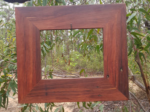 9cm wide red gum picture frames Australian recycled timbers in many sizes at WombatFrames