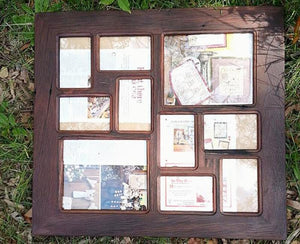 Upcycled Wooden Photo Frames Australia, a Multi opening photo Frame, Handmade in Australia