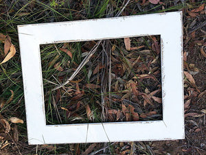 Vintage White Shabby Chic Picture Frames and mirrors Custom made with Authentic Recycled Timber in Australia