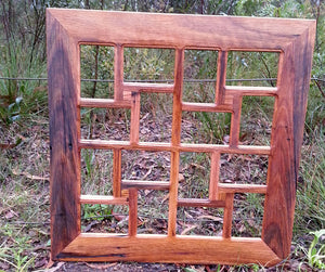 Wombat Frames Australia Family Collage Picture Frame Salvaged Timber for 16 photos