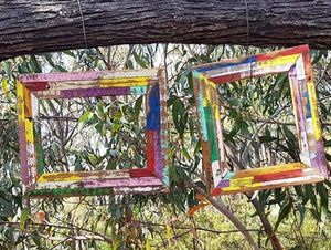 Boho Chic Custom Picture Frames handmade in Australia with recycled timber
