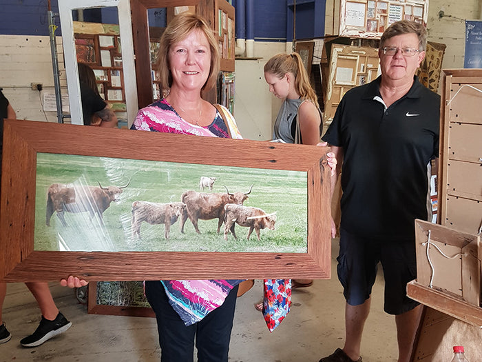 Eco Friendly Brown Gum Panorama Print Custom Picture Frames