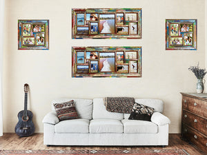 Boho Chic Fun and Funky Home Decor with Wombat Multi Picture Photo Frames