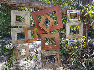 Wombat Frames single picture frames Australian handmade using Eco Friendly Recycled Timbers